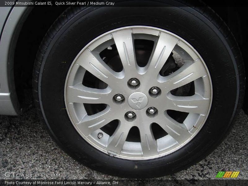 Quick Silver Pearl / Medium Gray 2009 Mitsubishi Galant ES