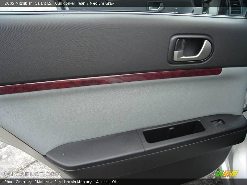 Quick Silver Pearl / Medium Gray 2009 Mitsubishi Galant ES