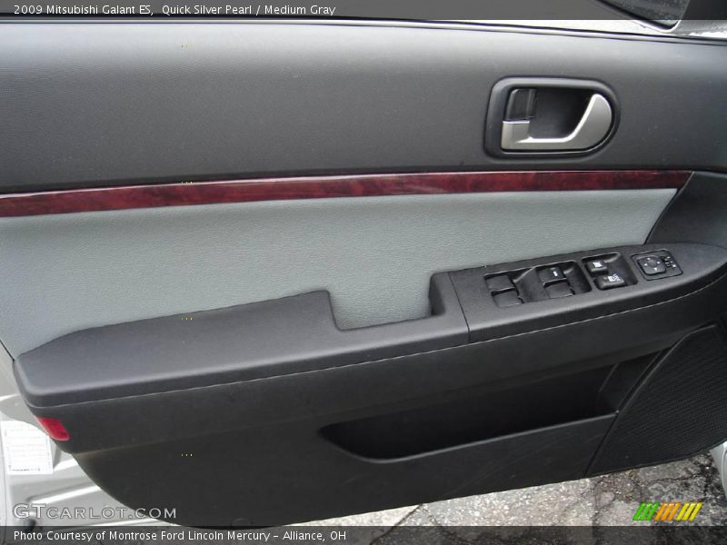 Quick Silver Pearl / Medium Gray 2009 Mitsubishi Galant ES