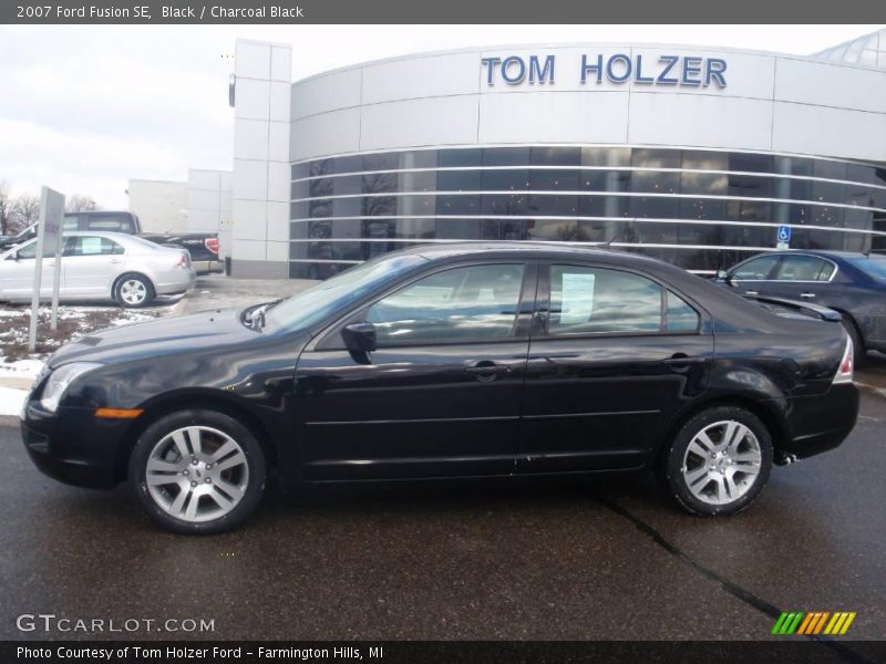 Black / Charcoal Black 2007 Ford Fusion SE