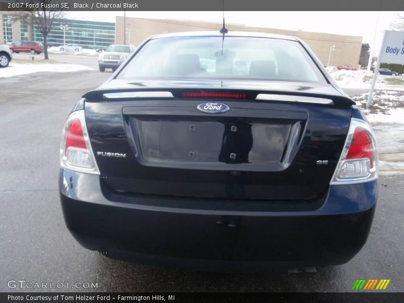 Black / Charcoal Black 2007 Ford Fusion SE