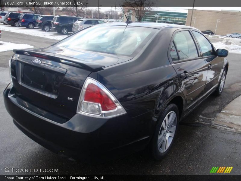 Black / Charcoal Black 2007 Ford Fusion SE
