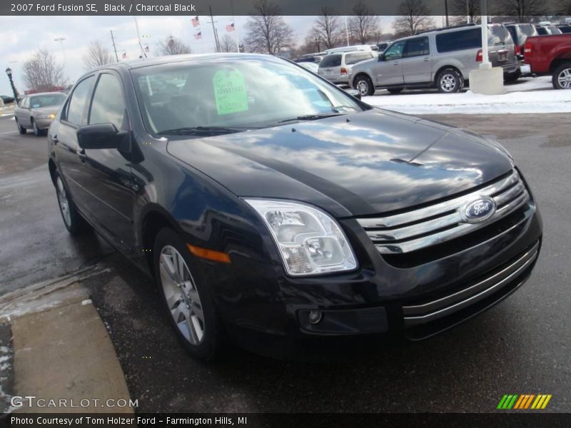 Black / Charcoal Black 2007 Ford Fusion SE
