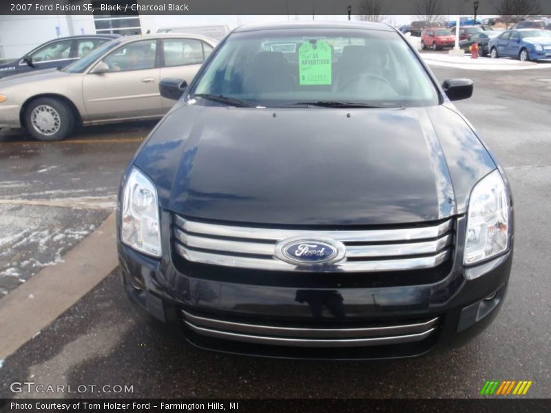 Black / Charcoal Black 2007 Ford Fusion SE