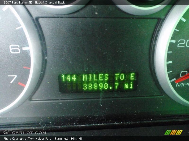 Black / Charcoal Black 2007 Ford Fusion SE
