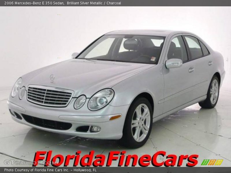 Brilliant Silver Metallic / Charcoal 2006 Mercedes-Benz E 350 Sedan
