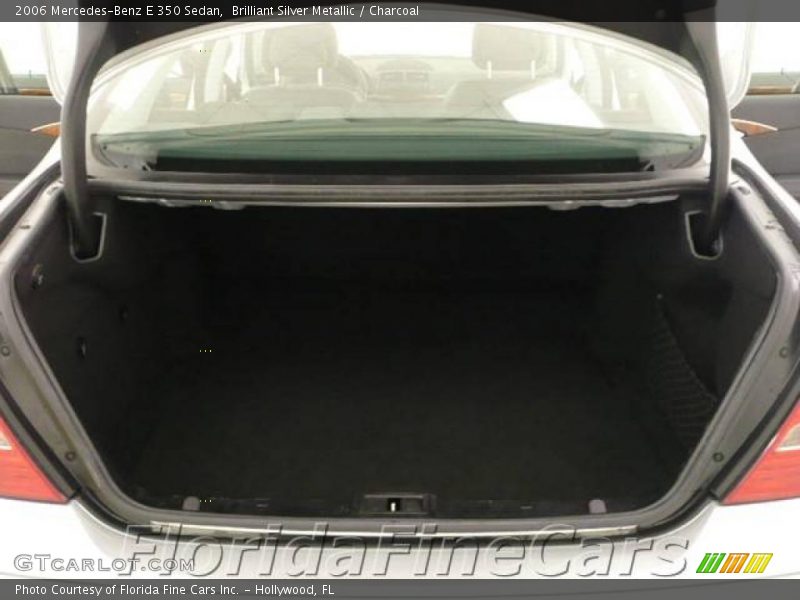 Brilliant Silver Metallic / Charcoal 2006 Mercedes-Benz E 350 Sedan
