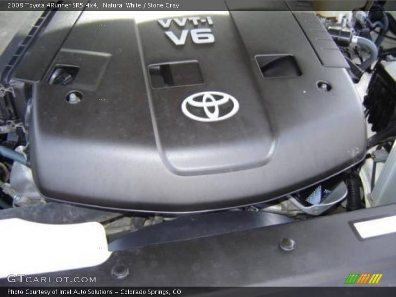 Natural White / Stone Gray 2008 Toyota 4Runner SR5 4x4