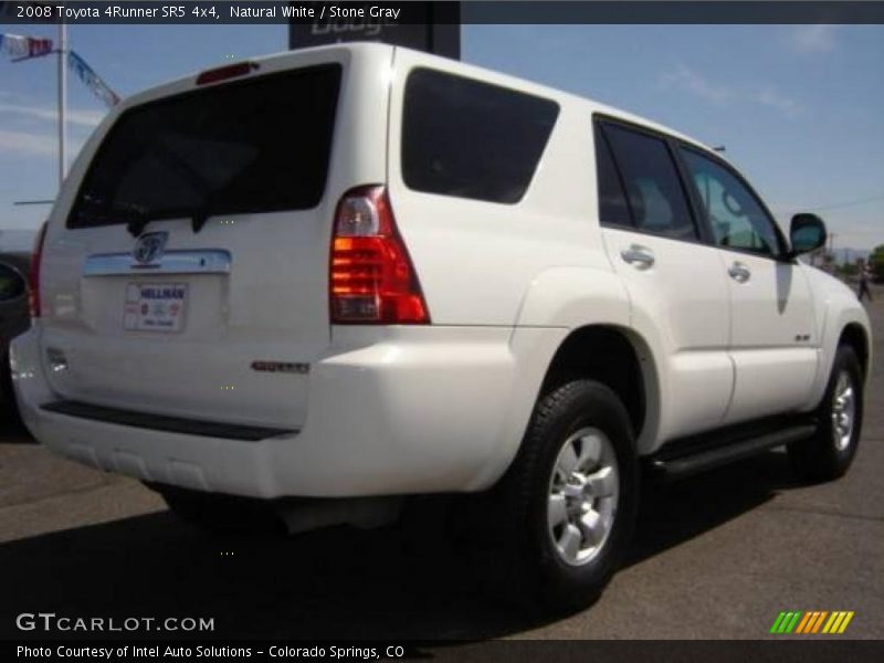 Natural White / Stone Gray 2008 Toyota 4Runner SR5 4x4