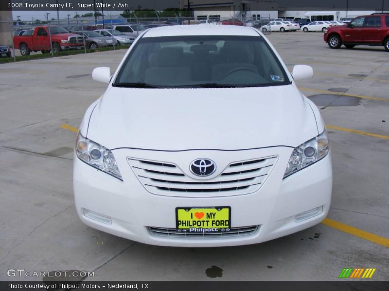 Super White / Ash 2008 Toyota Camry LE