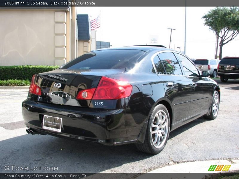 Black Obsidian / Graphite 2005 Infiniti G 35 Sedan