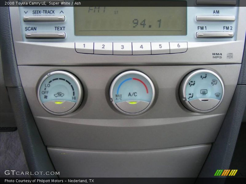 Super White / Ash 2008 Toyota Camry LE