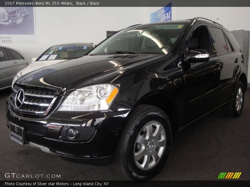 Black / Black 2007 Mercedes-Benz ML 350 4Matic