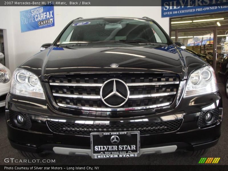 Black / Black 2007 Mercedes-Benz ML 350 4Matic