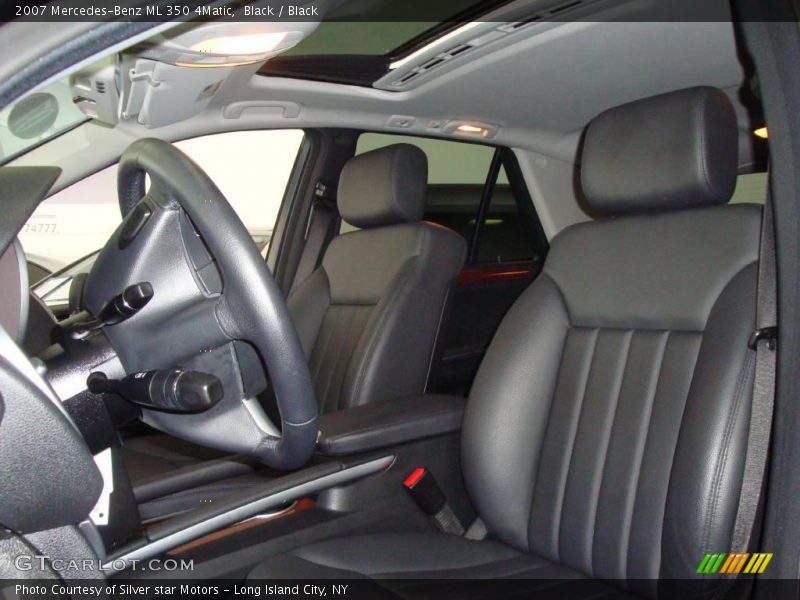 Black / Black 2007 Mercedes-Benz ML 350 4Matic