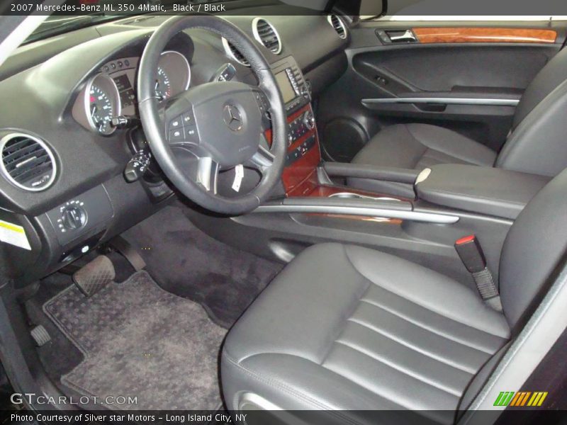 Black / Black 2007 Mercedes-Benz ML 350 4Matic