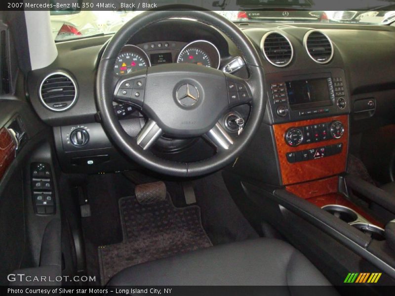 Black / Black 2007 Mercedes-Benz ML 350 4Matic