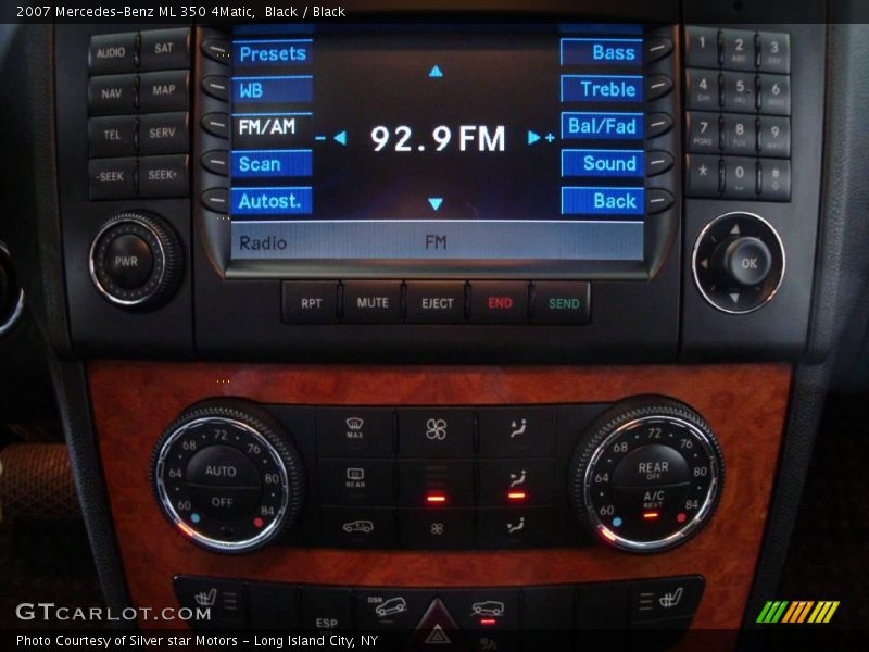 Black / Black 2007 Mercedes-Benz ML 350 4Matic