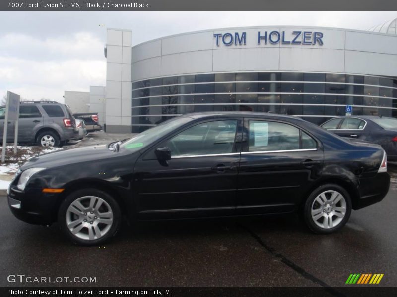 Black / Charcoal Black 2007 Ford Fusion SEL V6