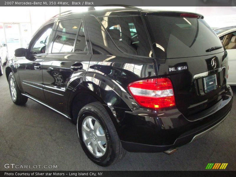 Black / Black 2007 Mercedes-Benz ML 350 4Matic