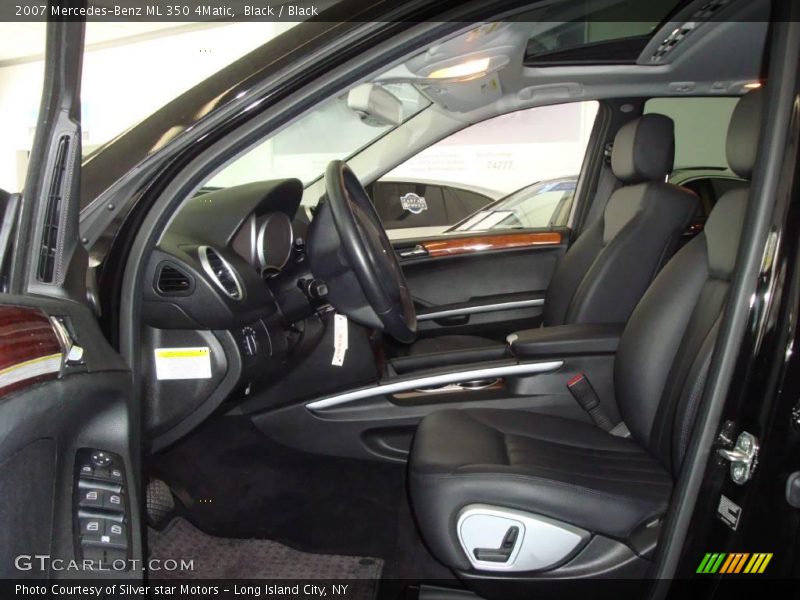Black / Black 2007 Mercedes-Benz ML 350 4Matic