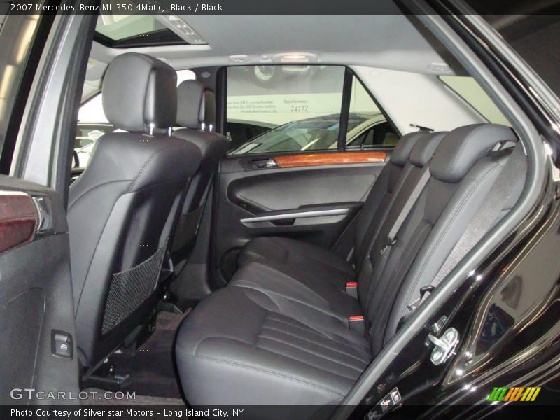 Black / Black 2007 Mercedes-Benz ML 350 4Matic