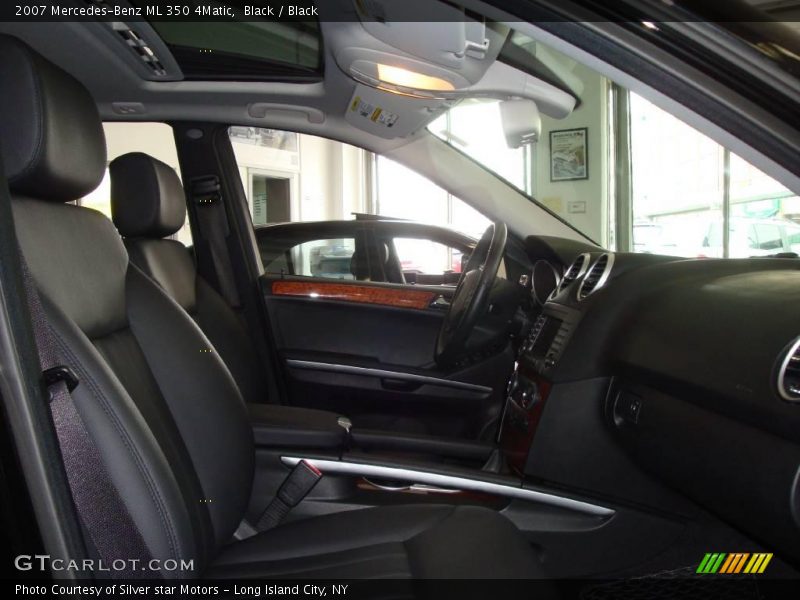 Black / Black 2007 Mercedes-Benz ML 350 4Matic