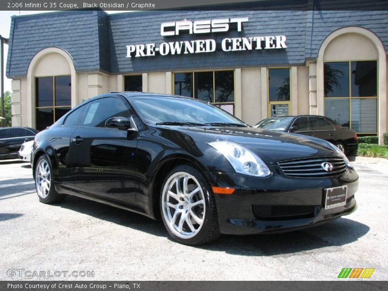 Black Obsidian / Graphite 2006 Infiniti G 35 Coupe