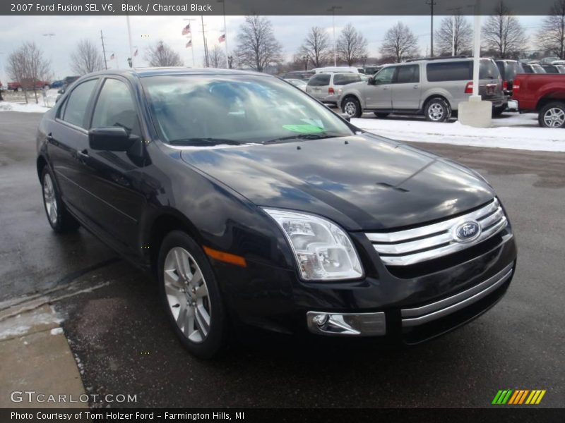 Black / Charcoal Black 2007 Ford Fusion SEL V6