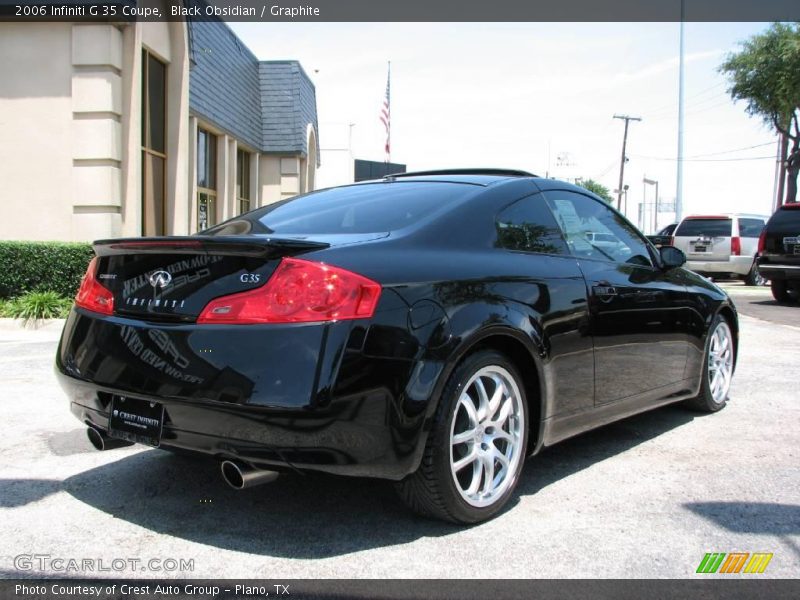 Black Obsidian / Graphite 2006 Infiniti G 35 Coupe