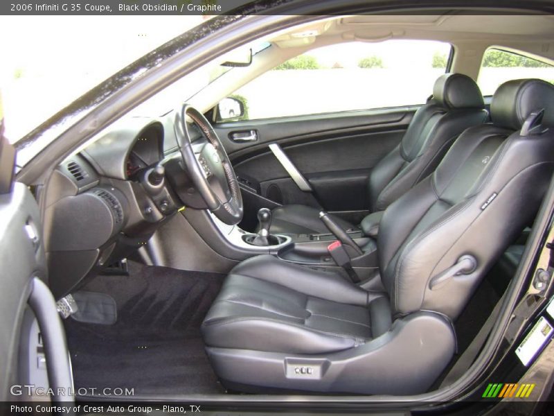 Black Obsidian / Graphite 2006 Infiniti G 35 Coupe