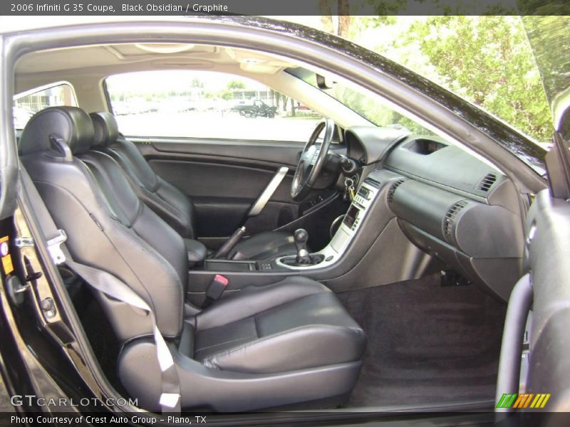 Black Obsidian / Graphite 2006 Infiniti G 35 Coupe