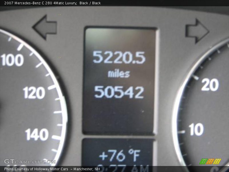Black / Black 2007 Mercedes-Benz C 280 4Matic Luxury