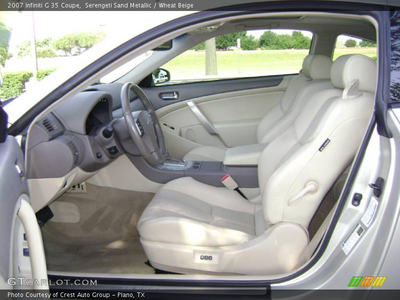 Serengeti Sand Metallic / Wheat Beige 2007 Infiniti G 35 Coupe