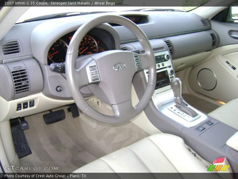 Serengeti Sand Metallic / Wheat Beige 2007 Infiniti G 35 Coupe