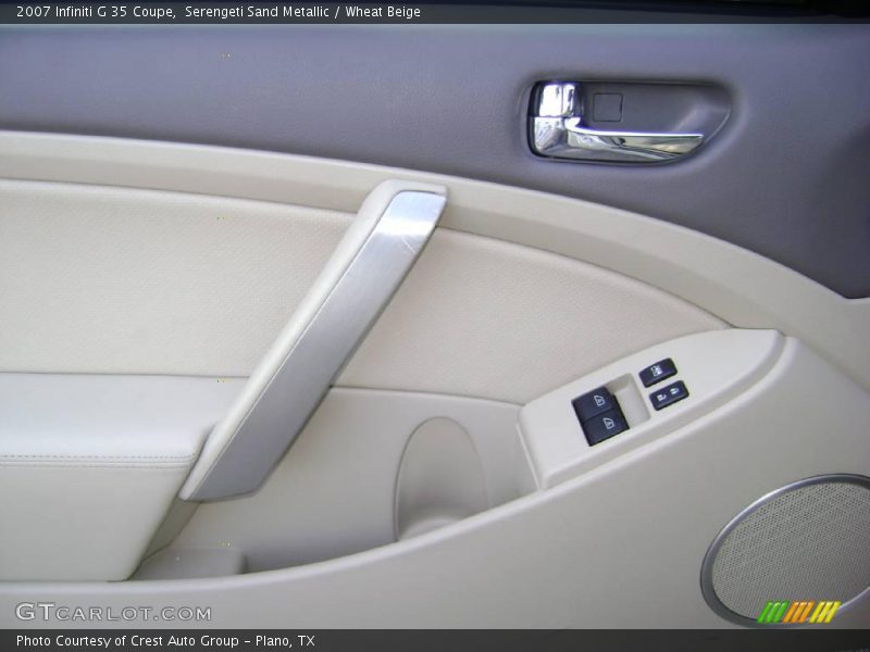 Serengeti Sand Metallic / Wheat Beige 2007 Infiniti G 35 Coupe
