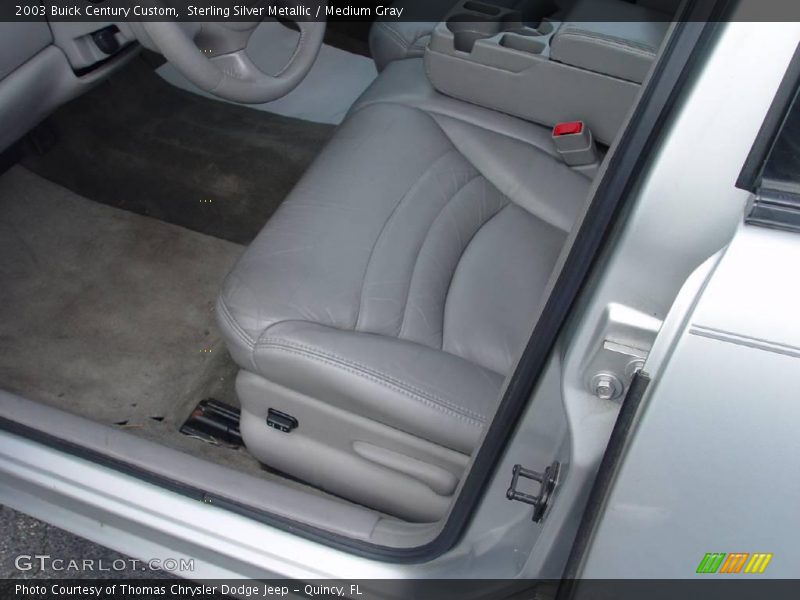 Sterling Silver Metallic / Medium Gray 2003 Buick Century Custom