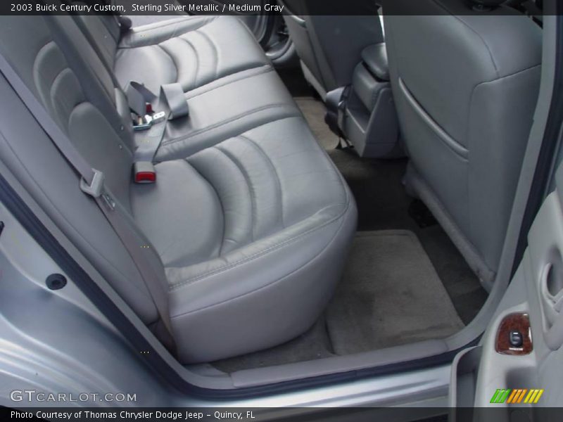 Sterling Silver Metallic / Medium Gray 2003 Buick Century Custom