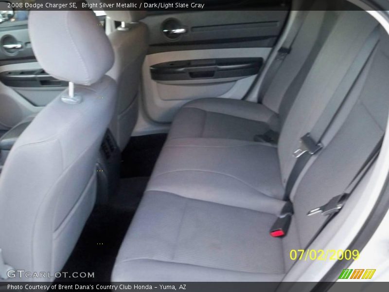 Bright Silver Metallic / Dark/Light Slate Gray 2008 Dodge Charger SE