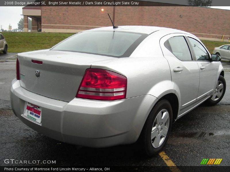 Bright Silver Metallic / Dark Slate Gray/Light Slate Gray 2008 Dodge Avenger SE