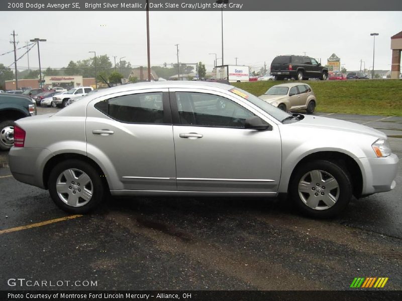 Bright Silver Metallic / Dark Slate Gray/Light Slate Gray 2008 Dodge Avenger SE