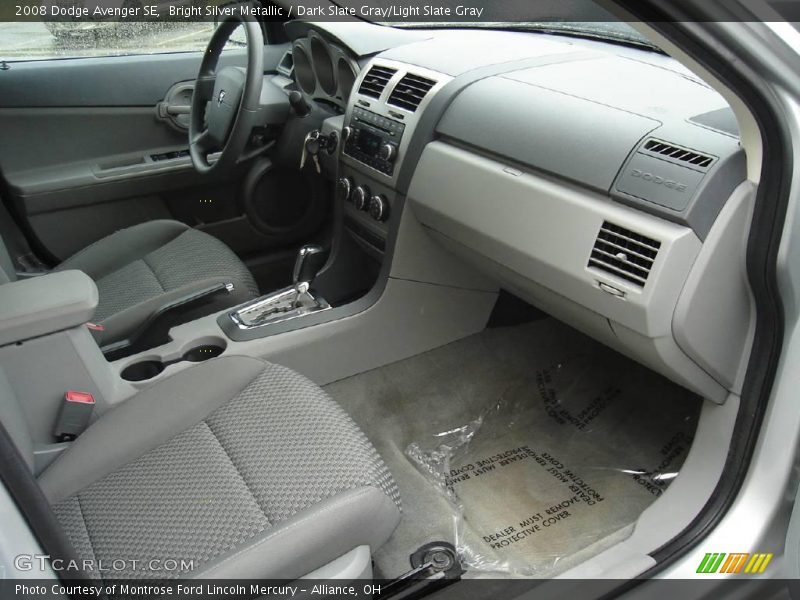 Bright Silver Metallic / Dark Slate Gray/Light Slate Gray 2008 Dodge Avenger SE