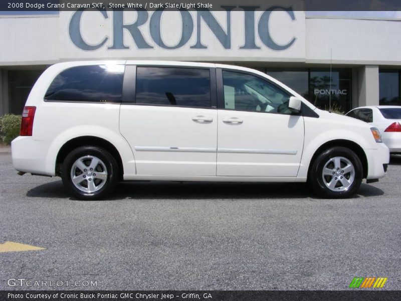 Stone White / Dark Slate/Light Shale 2008 Dodge Grand Caravan SXT