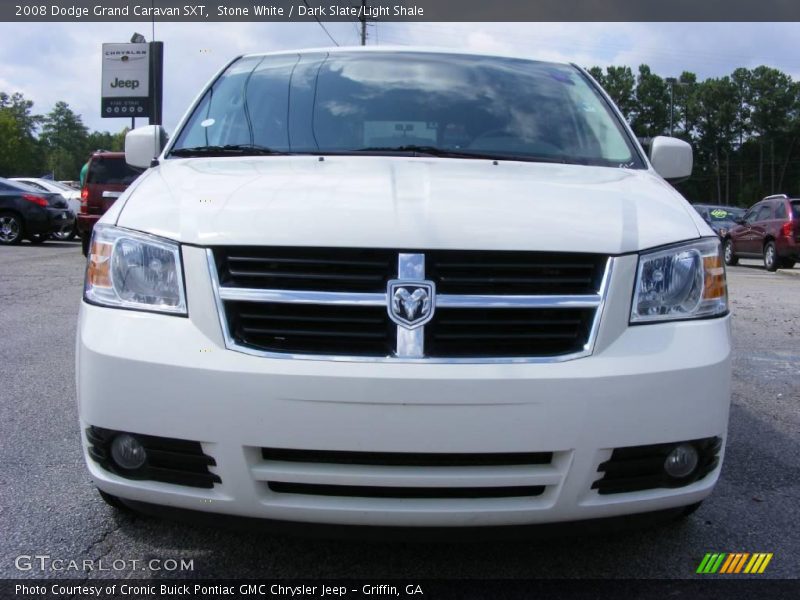 Stone White / Dark Slate/Light Shale 2008 Dodge Grand Caravan SXT