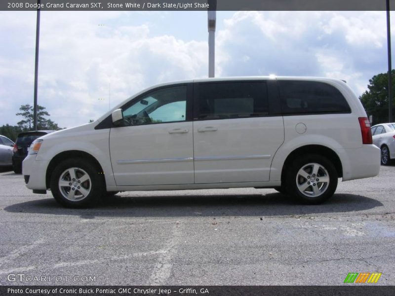 Stone White / Dark Slate/Light Shale 2008 Dodge Grand Caravan SXT