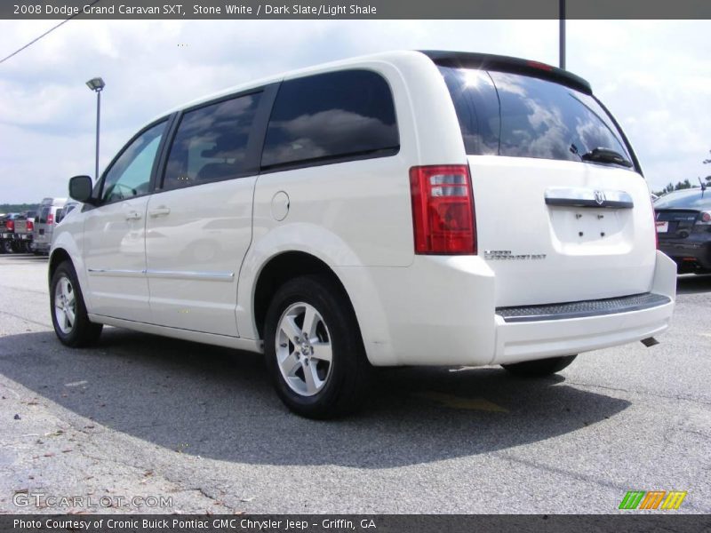 Stone White / Dark Slate/Light Shale 2008 Dodge Grand Caravan SXT