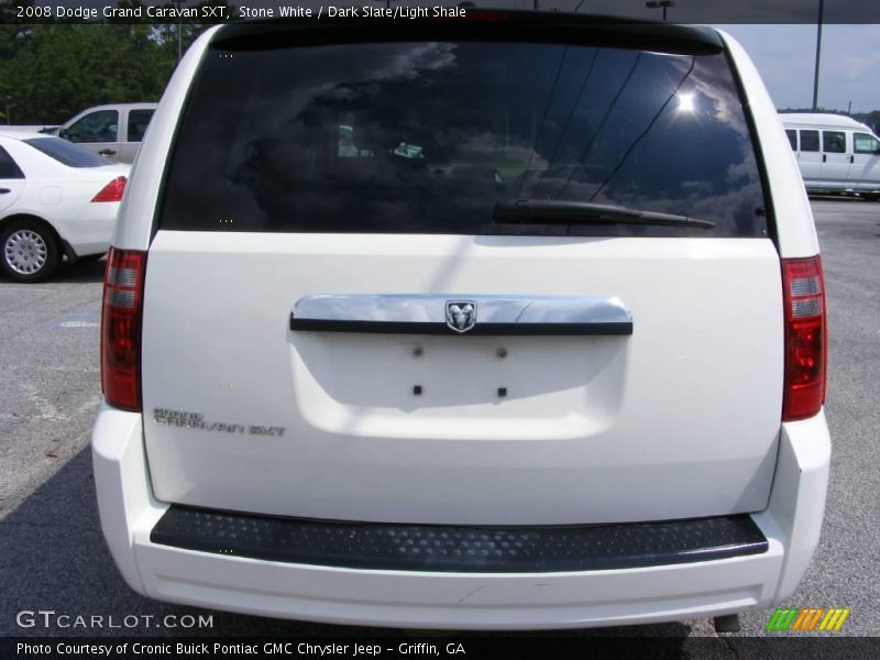 Stone White / Dark Slate/Light Shale 2008 Dodge Grand Caravan SXT