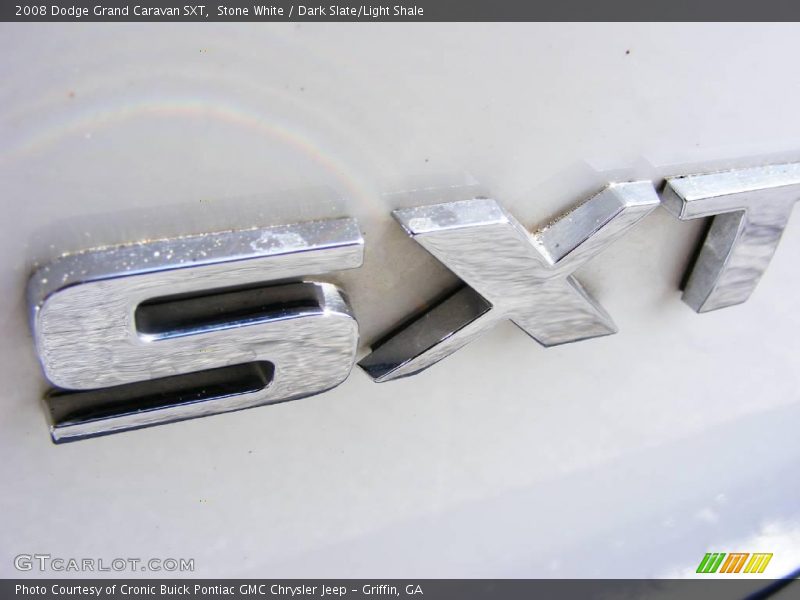 Stone White / Dark Slate/Light Shale 2008 Dodge Grand Caravan SXT