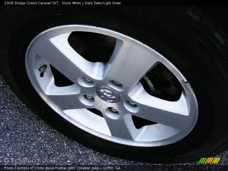 Stone White / Dark Slate/Light Shale 2008 Dodge Grand Caravan SXT