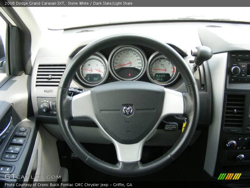 Stone White / Dark Slate/Light Shale 2008 Dodge Grand Caravan SXT